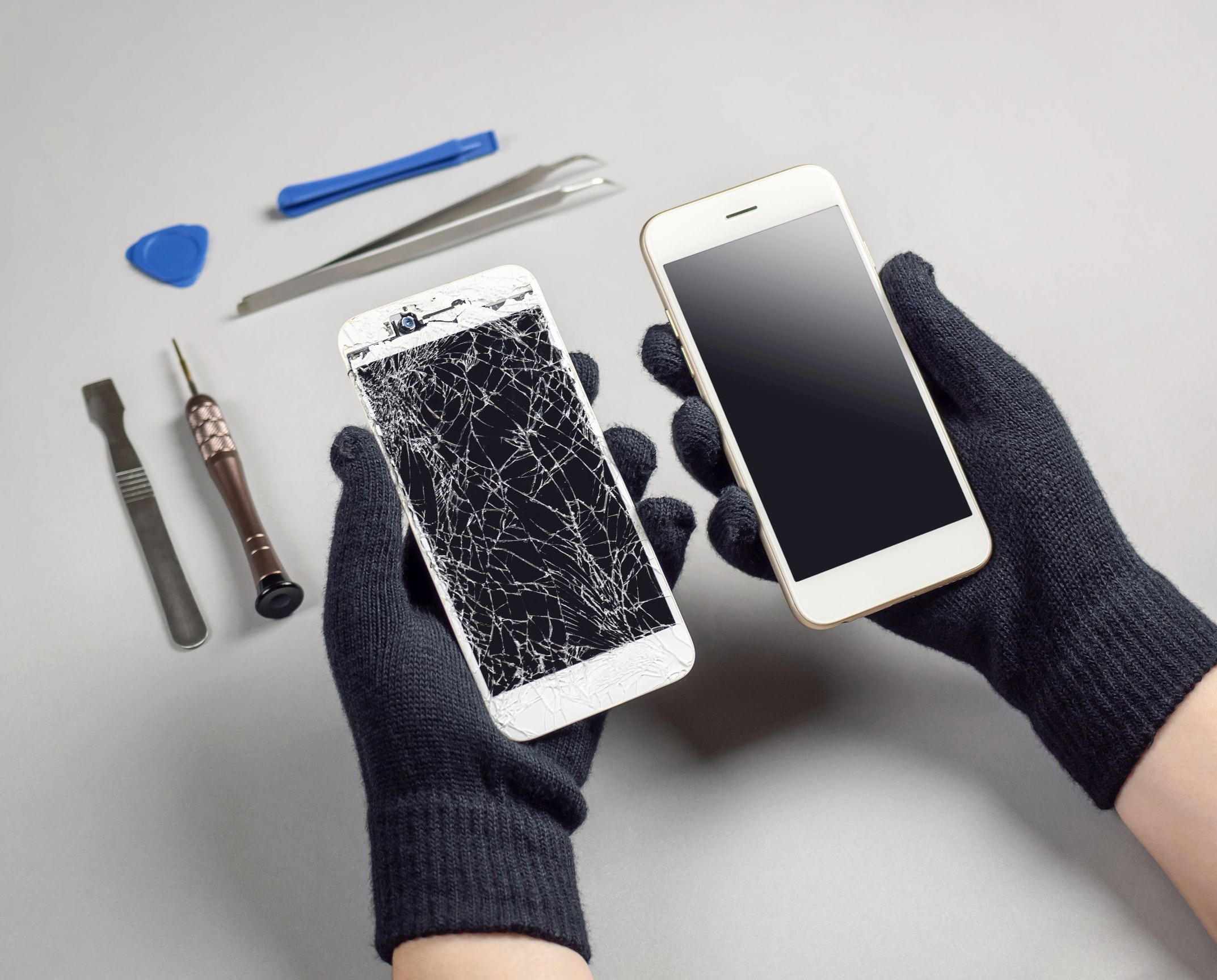 Touchscreen kaputt Handy runtergefallen Glas defekt wir reparieren schnell und zuverlaessig